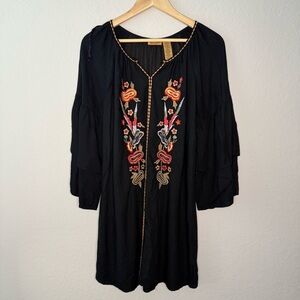 Wrangler‎ Black Tunic with Embroidery